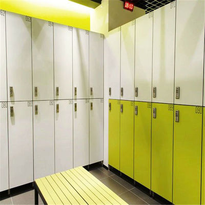 خزانات المدرسة HPL ذات الطبقتين ، خزانة صالة مقاومة للحريق 12 مم