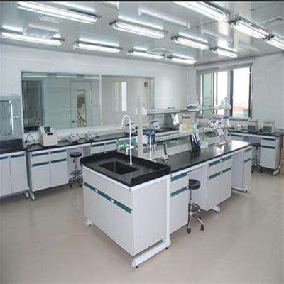 ISO9001 راتنجات الايبوكسي MDF أثاث المختبرات الفولاذية